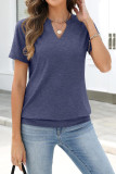 V-neck Casual Loose Short Sleeve T-shirt