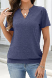 V-neck Casual Loose Short Sleeve T-shirt