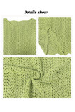 Round Neck Hollowed Out Loose Knit Sweater