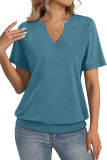 V-neck Casual Loose Short Sleeve T-shirt