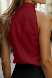 V-neck Hanging Neck Sleeveless Vest