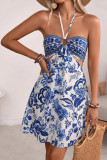 Bohemian Sleeveless Strapless Hollow Dress