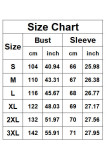 Large Size Seven Quarter Sleeve V-neck Shirt