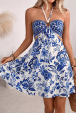 Bohemian Sleeveless Strapless Hollow Dress