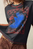 Round Neck Loose Short Sleeved T-shirt