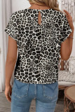 Leopard Print Short Sleeved T-shirt