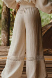 Bohemian Style Lace Retro Pants