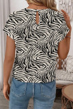 Leopard Print Short Sleeved T-shirt