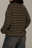 Striped Loose Long Sleeved T-shirt