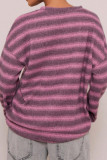 Striped Loose Long Sleeved T-shirt