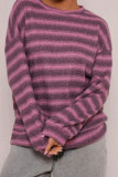 Striped Loose Long Sleeved T-shirt