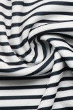 Round Neck Striped Sleeveless T-shirt