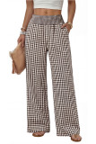 High Waisted Striped Wide Leg Pants