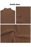 Half High Neck Long Sleeved Sweater
