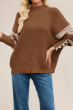 Half High Neck Long Sleeved Sweater