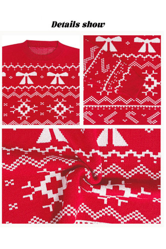 Christmas Long Sleeved Knitted Sweater