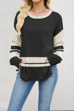 Round Neck Loose Long Sleeved Sweater