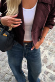 Casual Button Up Long Sleeved Jacket