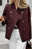 Vacation Style Button Up Long Sleeved Jacket