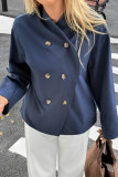 Vacation Style Button Up Long Sleeved Jacket