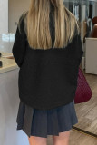Solid Color Long Sleeved Lapel Jacket