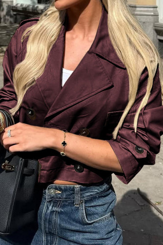 Casual Button Up Long Sleeved Jacket