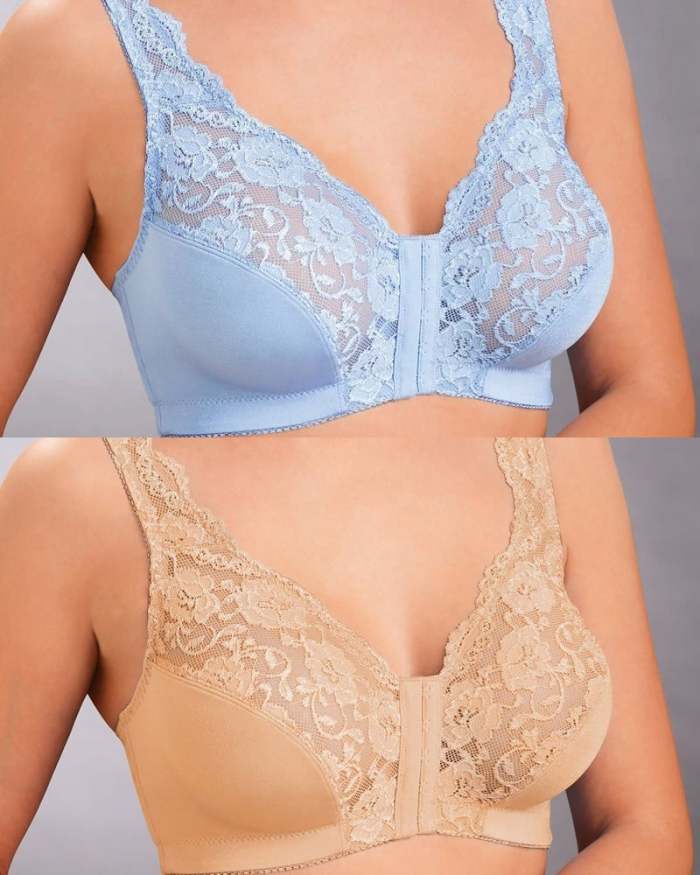 🎁Buy 1 Get 1 FREE🎁 - Front Hook Stretch-lace Bra