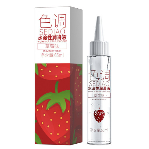 Water-Soluble Lubricant Strawberry Flavored Lady's Private Parts Moisturizing Leave-In Gel For Adults