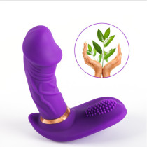 Simulation Penis Wireless Remote Control Masturbation Device Flirting Vibration Massage Stick Fun Adult Products