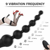 Multi-Frequency Vibration Pull Bead Backyard Anal Plug Male And Female Shared Toy Wireless Remote Control Prostate Massager