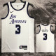 22/23 LAKERS DAVIS #3 White City Edition Top Quality Hot Pressing NBA Jersey