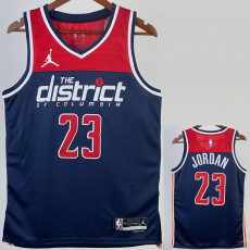 22/23 Wizards JORDAN #23 Royal Blue Top Quality Hot Pressing NBA Jersey (Trapeze Edition)