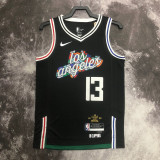 22/23 Clippers GEORGE #13 Black City Edition Top Quality Hot Pressing NBA Jersey