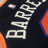 22/23 KNICKS BARRETT #9 Black Top Quality Hot Pressing NBA Jersey (Trapeze Edition) 飞人版