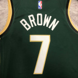 22/23 Celtics BROWN #7 Green City Edition Top Quality Hot Pressing NBA Jersey