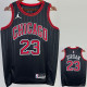 22/23 BULLS JORDAN #23 Black Top Quality Hot Pressing NBA Jersey (Trapeze Edition) 飞人版