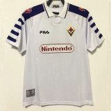 1998 /2000 Fiorentina Away White Retro Soccer Jersey