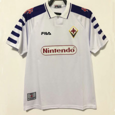 1998 /2000 Fiorentina Away White Retro Soccer Jersey
