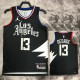 22/23 Clippers GEORGE #13 Black Top Quality Hot Pressing NBA Jersey (Trapeze Edition)