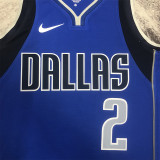 22/23 Dallas Mavericks IRVING #2 Blue Away Top Quality Hot Pressing NBA Jersey