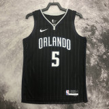 22/23 Magic BANCHERO #5 Black Top Quality Hot Pressing NBA Jersey