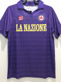 1989/1990 Fiorentina Home Retro Soccer Jersey