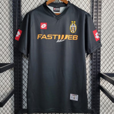 2001/2002 JUV Away Black Retro Soccer Jersey