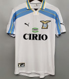 1998/2000 Lazio Away White Retro Soccer Jersey