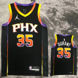 22/23 SUNS DURANT #35 Black Top Quality Hot Pressing NBA Jersey(Trapeze Edition)