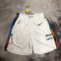 22/23 NETS White City Edition Top Quality NBA Pants