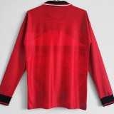 1994/1996 Man Utd Home Long sleeve Retro soccer jersey (长袖)