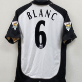 2001/2002 Man Utd 100th Centenary White Black Retro Soccer Jersey
