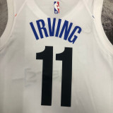 22/23 NETS IRVING #11 White City Edition Top Quality Hot Pressing NBA Jersey