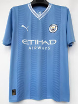 23/24 Man City Home 1:1 Fans Soccer Jersey
